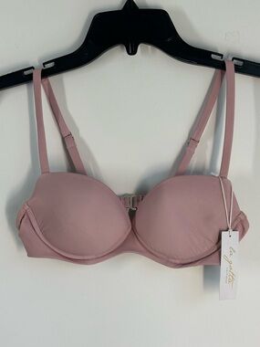 La Gotta Swimwear Blush Pink Underwire Bikini Top Size Medium, NWT